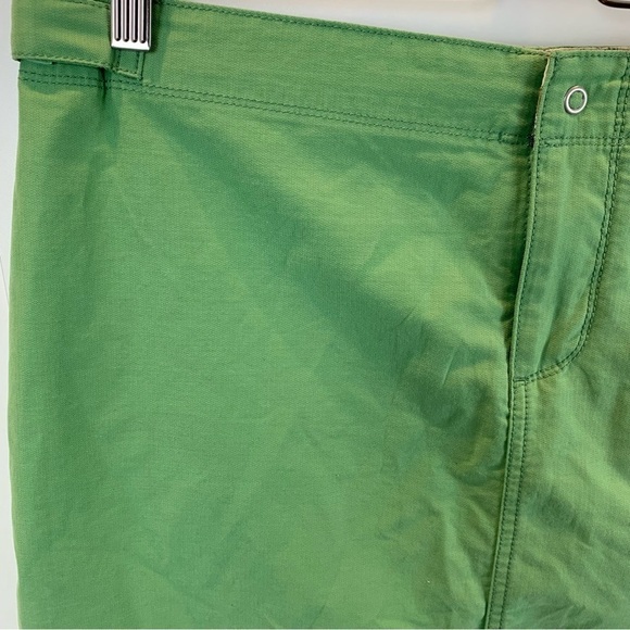 Horny Toad sz 12 Brat Lime Green Embroidered Y2K Vintage Cargo Mini Skirt - Picture 7 of 7